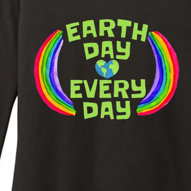 Make Every Day Earth Day Save The Planet Environmental Womens CVC Long Sleeve Shirt