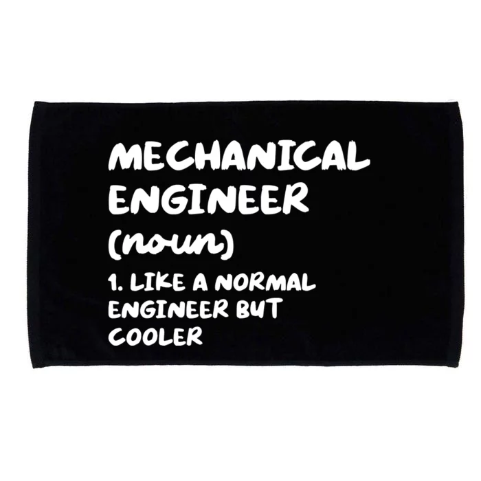 Mechanical Engineer Definition Funny Engineering Microfiber Hand Towel