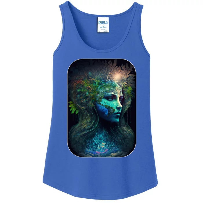 Mother Earth Day Love Surreal Abstract Art Of A Cool Gift Ladies Essential Tank