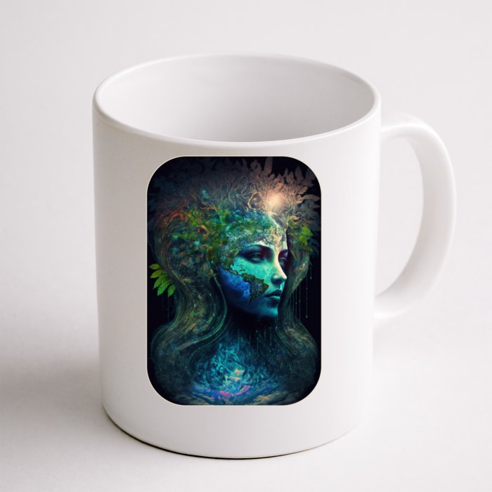 Mother Earth Day Love Surreal Abstract Art Of A Cool Gift Front & Back Coffee Mug