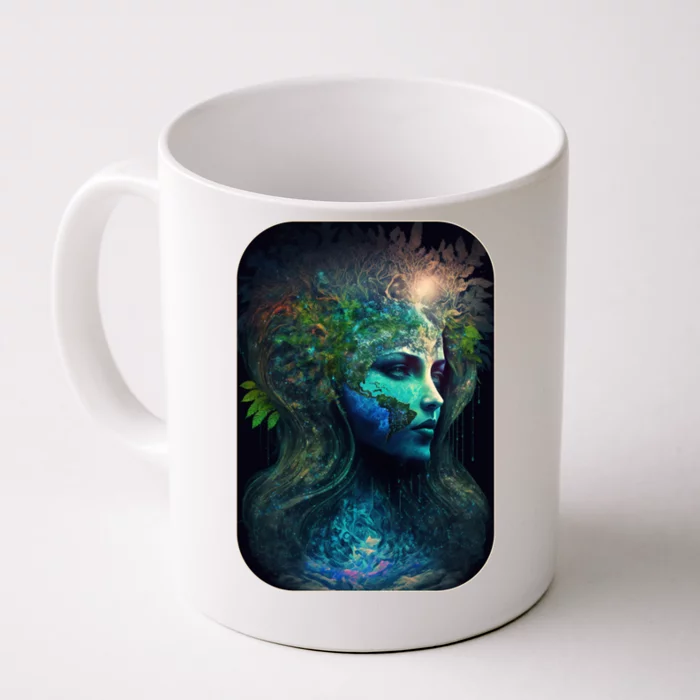 Mother Earth Day Love Surreal Abstract Art Of A Cool Gift Front & Back Coffee Mug