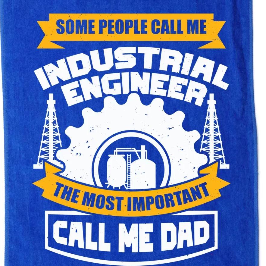 Manufacturing Engineer Design N Industrial Engineer Dad Cute Gift Platinum Collection Golf Towel