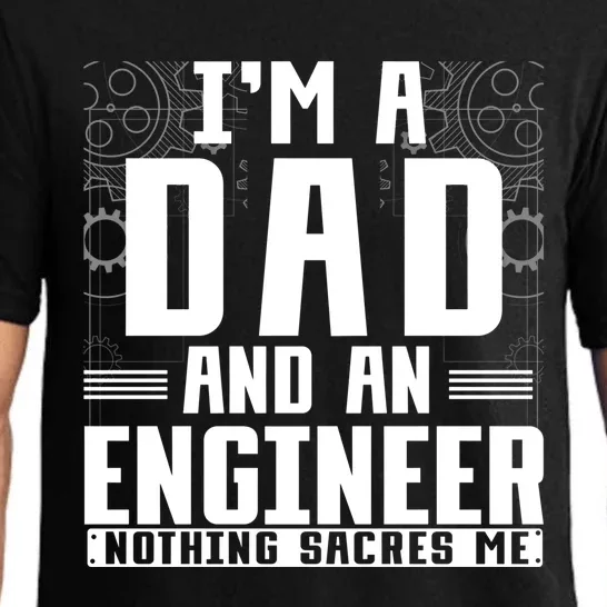 Mechanical Engineering Dad Fathers Day Civil Engineer Gift Pajama Set