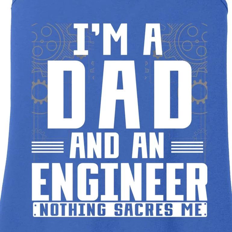 Mechanical Engineering Dad Fathers Day Civil Engineer Gift Ladies Essential Tank