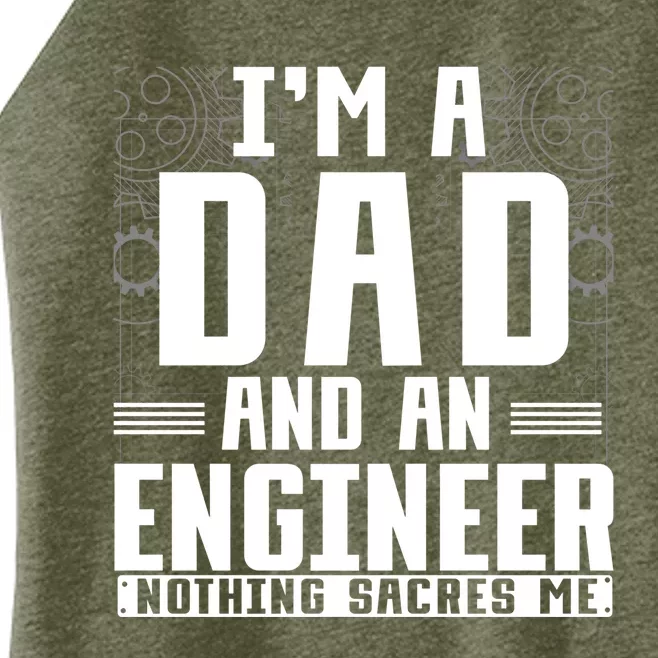 Mechanical Engineering Dad Fathers Day Civil Engineer Gift Women’s Perfect Tri Rocker Tank