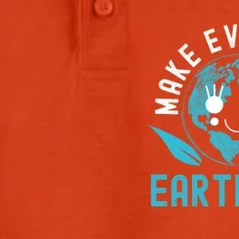 Make Every Day Earth Day Mother Earth Pro Environt Gift Dry Zone Grid Performance Polo