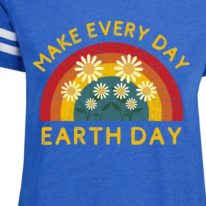 Make Every Day Earth Day Nature Gift For Lover Enza Ladies Jersey Football T-Shirt