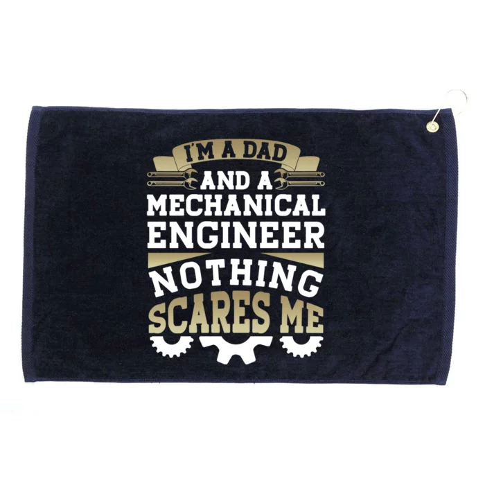 Mechanical Engineer Dad Engineering Quotes Accessories Cool Gift Grommeted Golf Towel