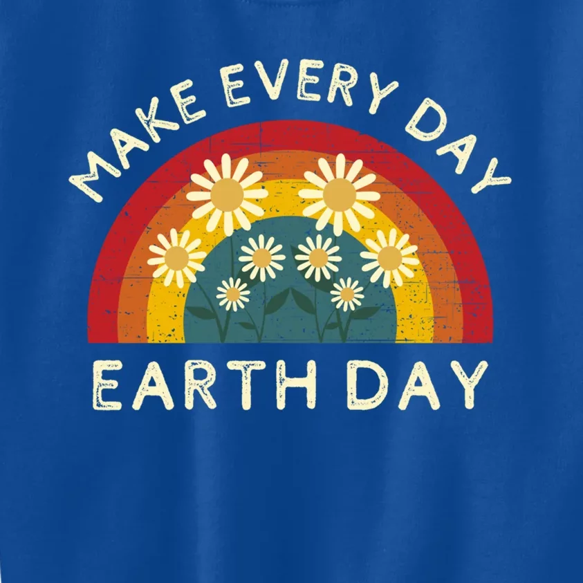 Make Every Day Earth Day Nature Lover Gift Kids Sweatshirt