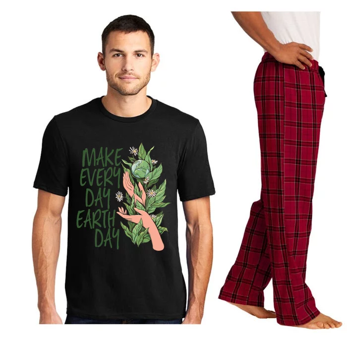 Make Every Day Earth Day Love Our Planet Protect Environt Cool Gift Pajama Set