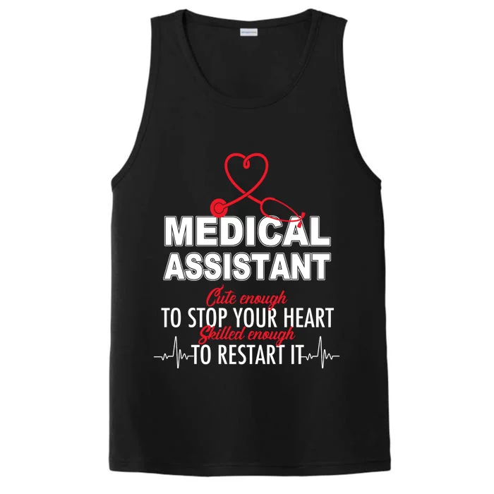 Medical Assistant Cute Enough To Stop Your Heart Performance Tank