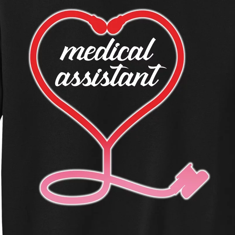 Medical Assistant Stethoscope Heart Sweatshirt