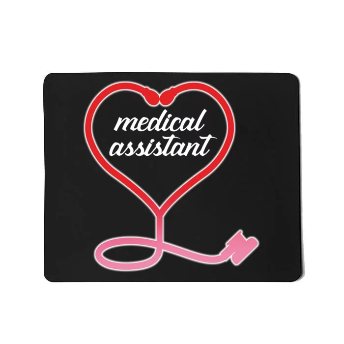 Medical Assistant Stethoscope Heart Mousepad