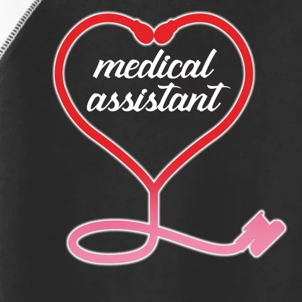 Medical Assistant Stethoscope Heart Toddler Fine Jersey T-Shirt