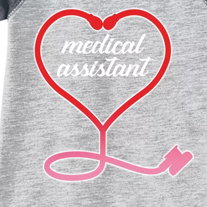 Medical Assistant Stethoscope Heart Infant Baby Jersey Bodysuit