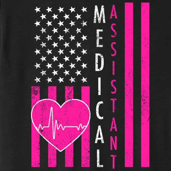 Medical Assistant USA Flag ChromaSoft Performance T-Shirt