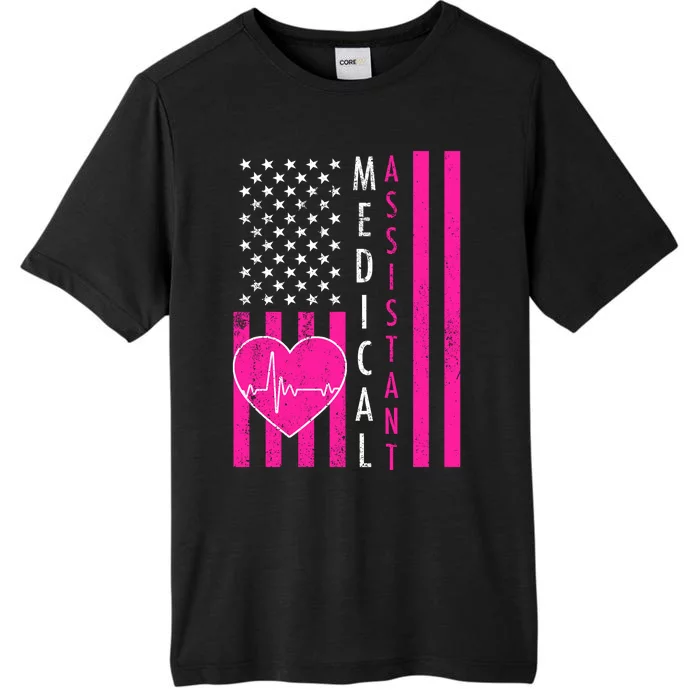 Medical Assistant USA Flag ChromaSoft Performance T-Shirt