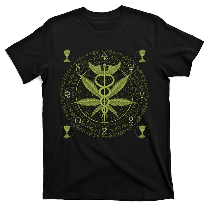 Medical Marijuana Alchemy Circle T-Shirt