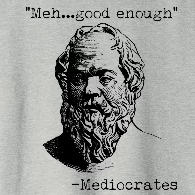 Mediocrates Meh Good Enough Women's Crop Top Tee