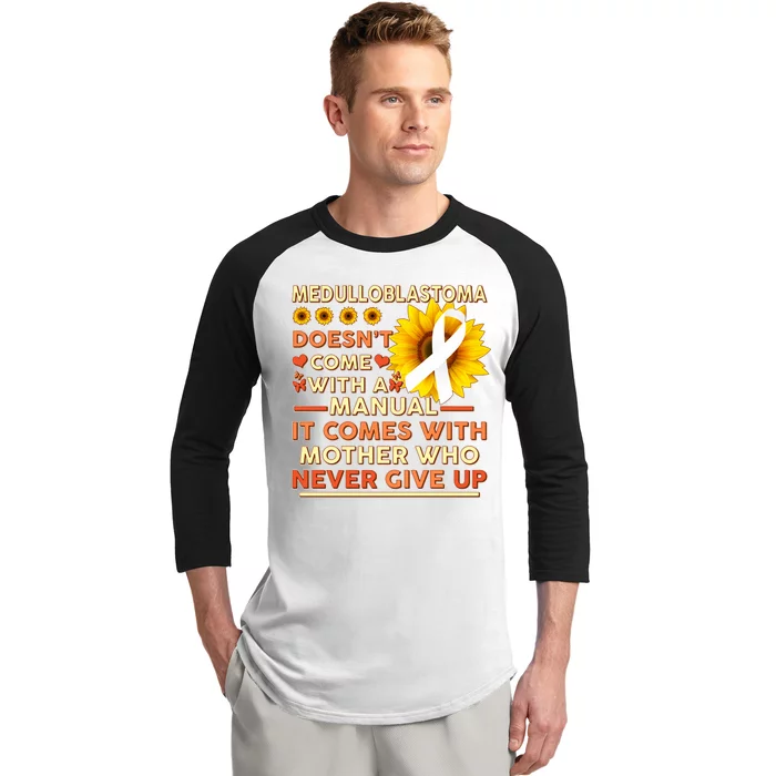 Medulloblastoma Awareness Baseball Sleeve Shirt