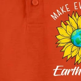 Make Everyday Earth Day Sunflower Dry Zone Grid Performance Polo