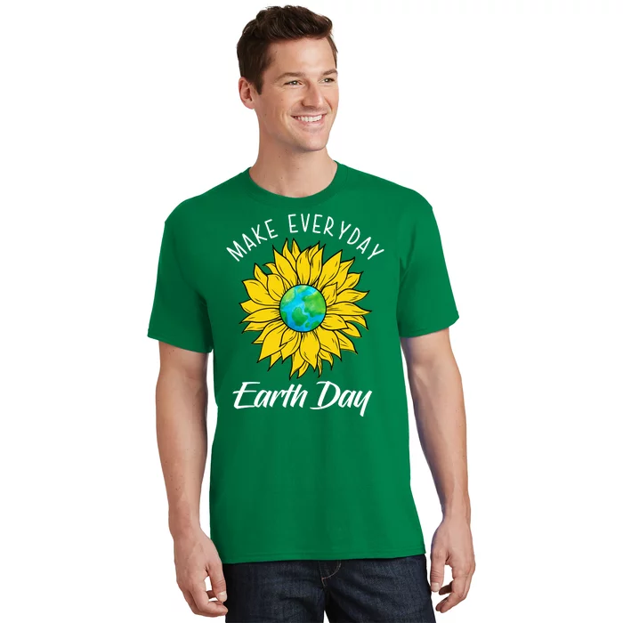 Make Everyday Earth Day Sunflower T-Shirt