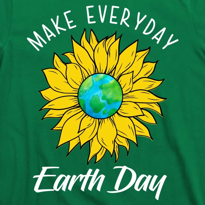 Make Everyday Earth Day Sunflower T-Shirt