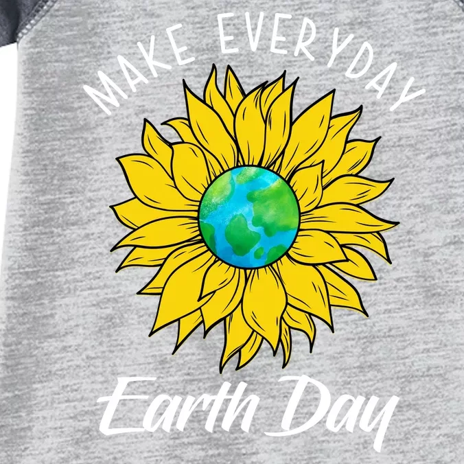 Make Everyday Earth Day Sunflower Infant Baby Jersey Bodysuit