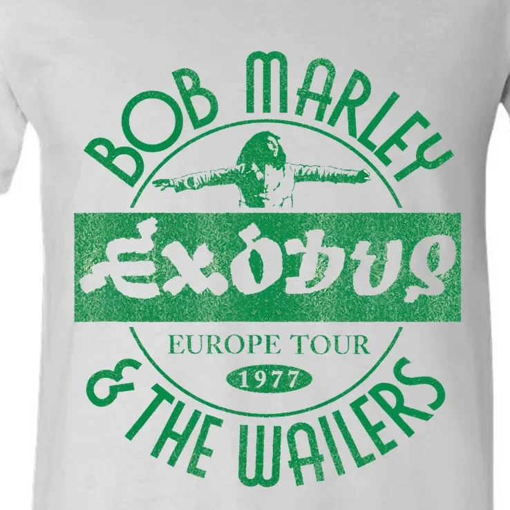 Marley Exodus Europe 1977 V-Neck T-Shirt