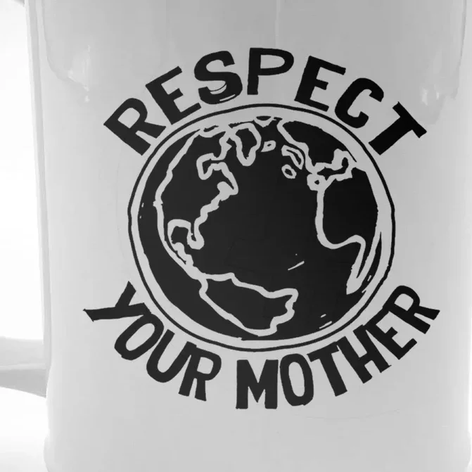 Mother Earth Environtal Respect Meaningful Gift Front & Back Beer Stein