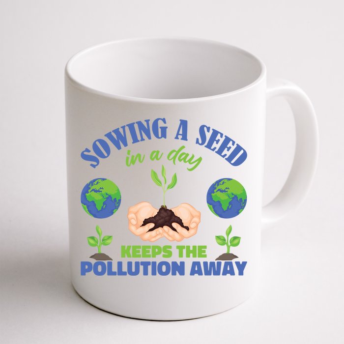 Mother Earth Environt Environtalist Funny Gift Front & Back Coffee Mug