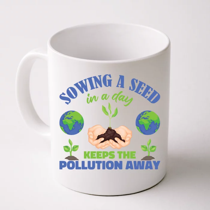 Mother Earth Environt Environtalist Funny Gift Front & Back Coffee Mug