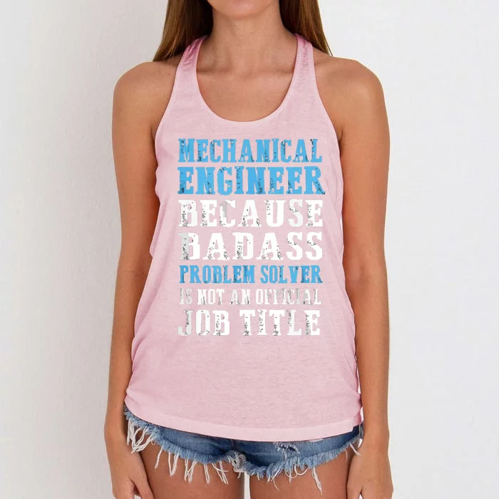 Mechanical Engineer Engineering Women's Knotted Racerback Tank