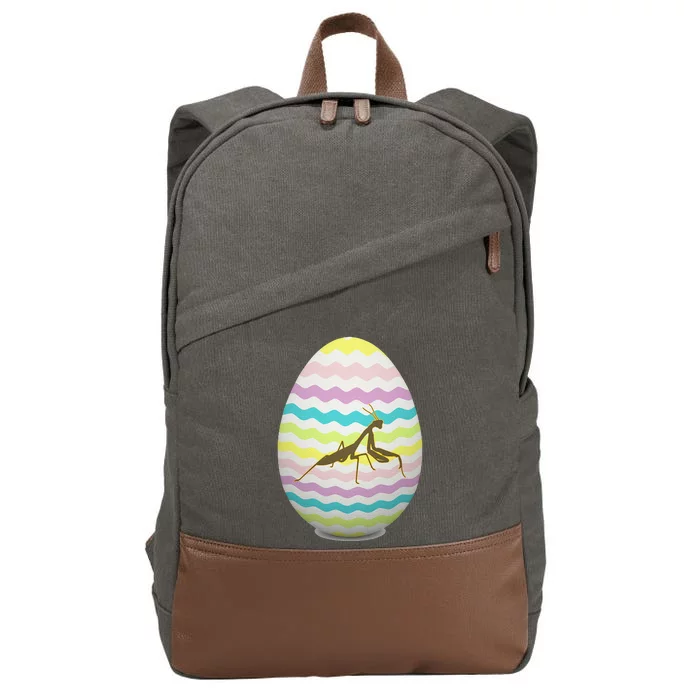 Mantis Easter Eggs Cotton Canvas Backpack