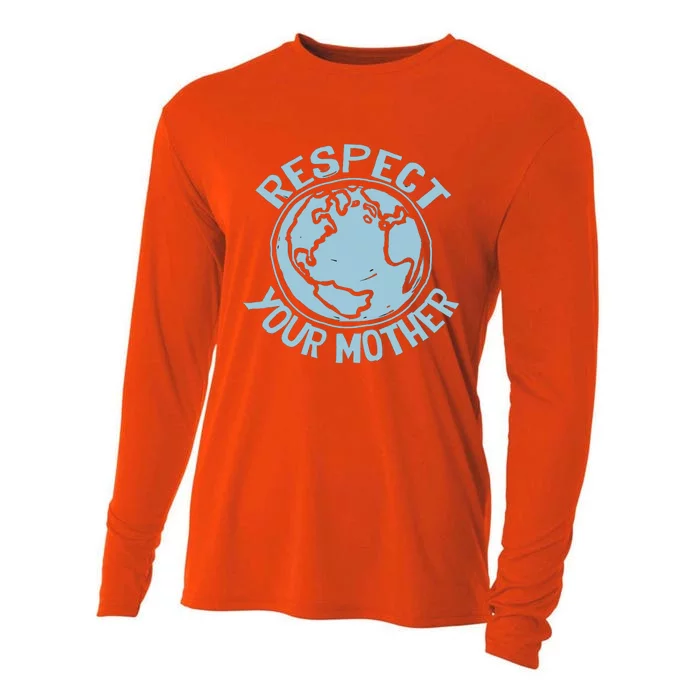 Mother Earth Environtal Respect Gift Cooling Performance Long Sleeve Crew