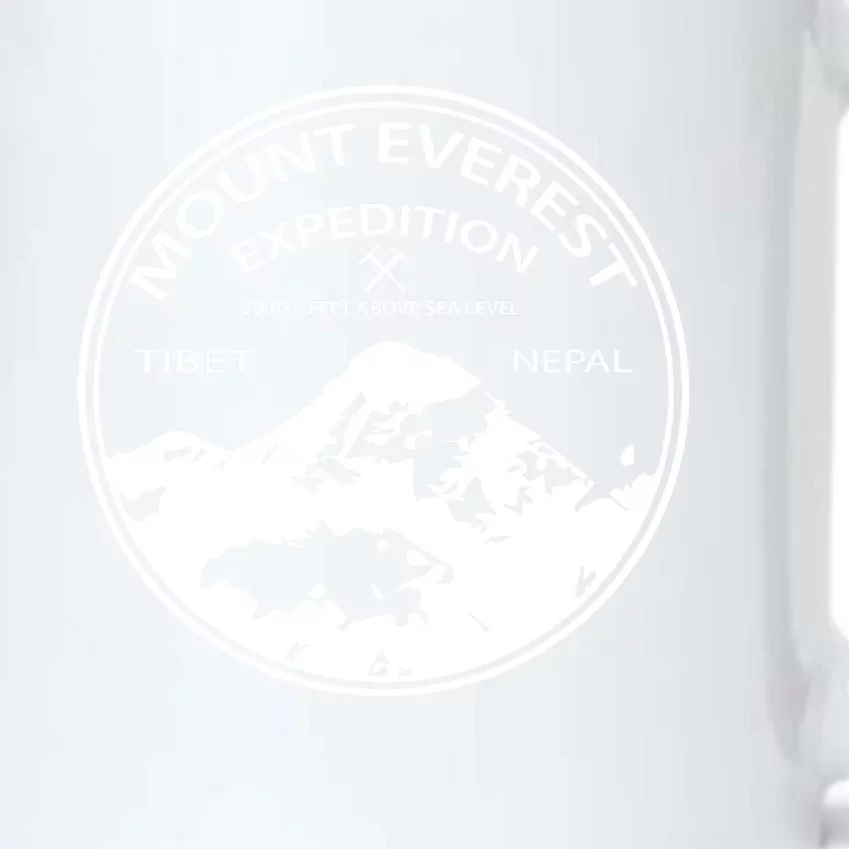 Mount Everest Expedition Black Color Changing Mug