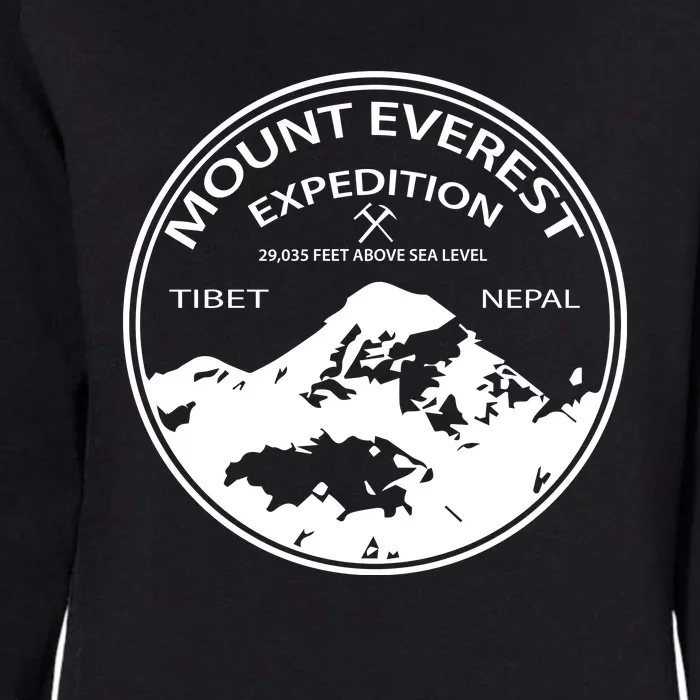 Mount Everest Expedition Womens California Wash Sweatshirt