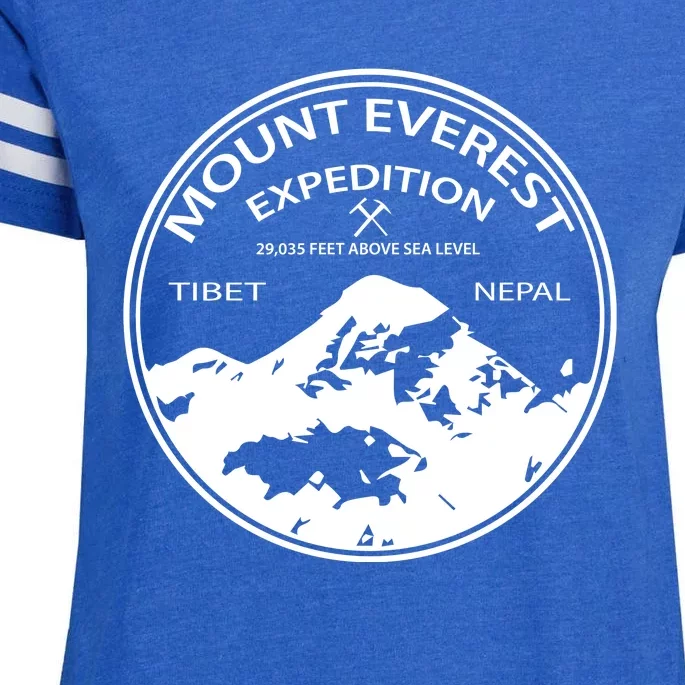 Mount Everest Expedition Enza Ladies Jersey Football T-Shirt