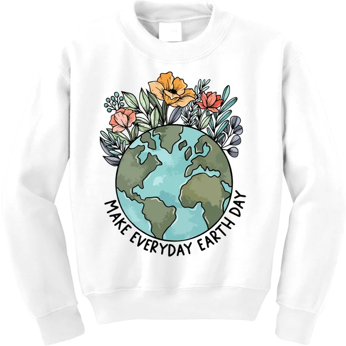 Make Everyday Earth Day Kids Sweatshirt