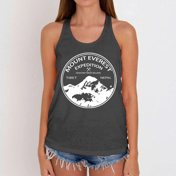 Mount Everest Expedition Women's Knotted Racerback Tank