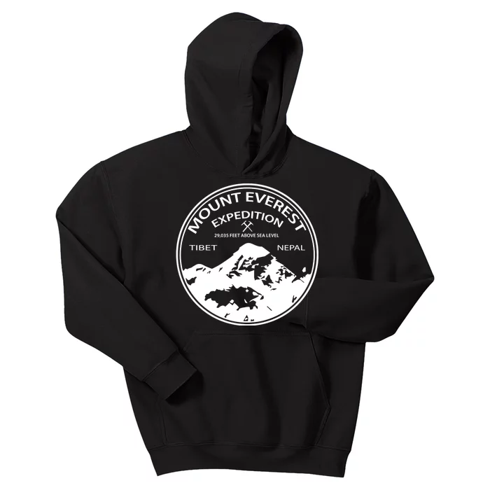 Mount Everest Expedition Kids Hoodie