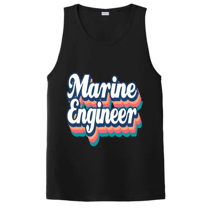 Marine Engineer Engineering Major Retro Gift Performance Tank