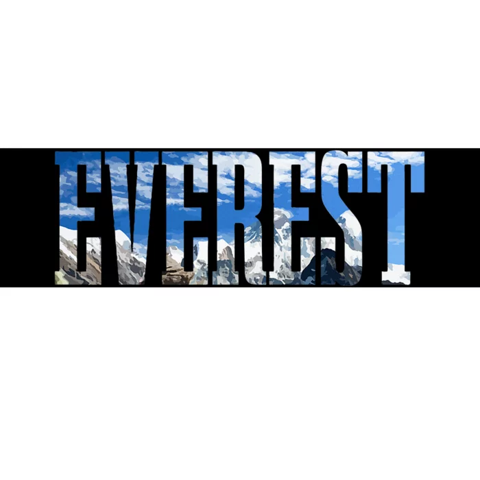 Mount Everest Expidition Mt Mountain Climbing Mountaineer Bumper Sticker