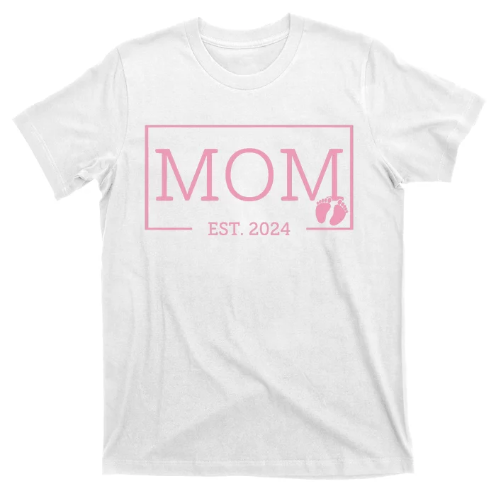 Mom Established Est 2024 New Born Mothers Day T-Shirt