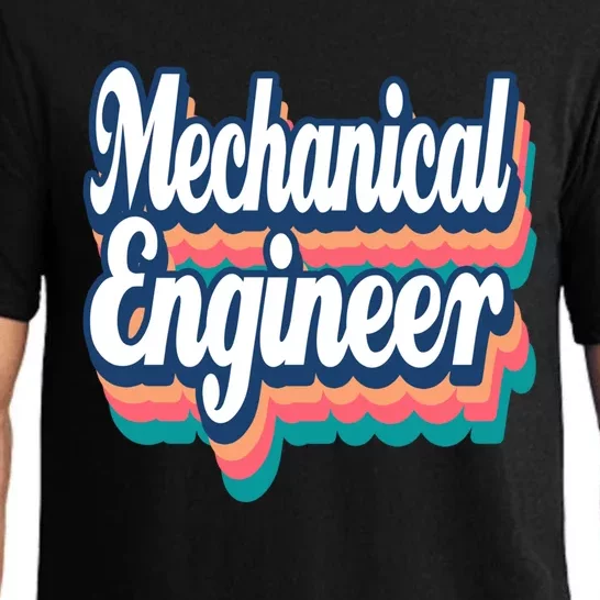 Mechanical Engineer Engineering Major Retro Cool Gift Pajama Set