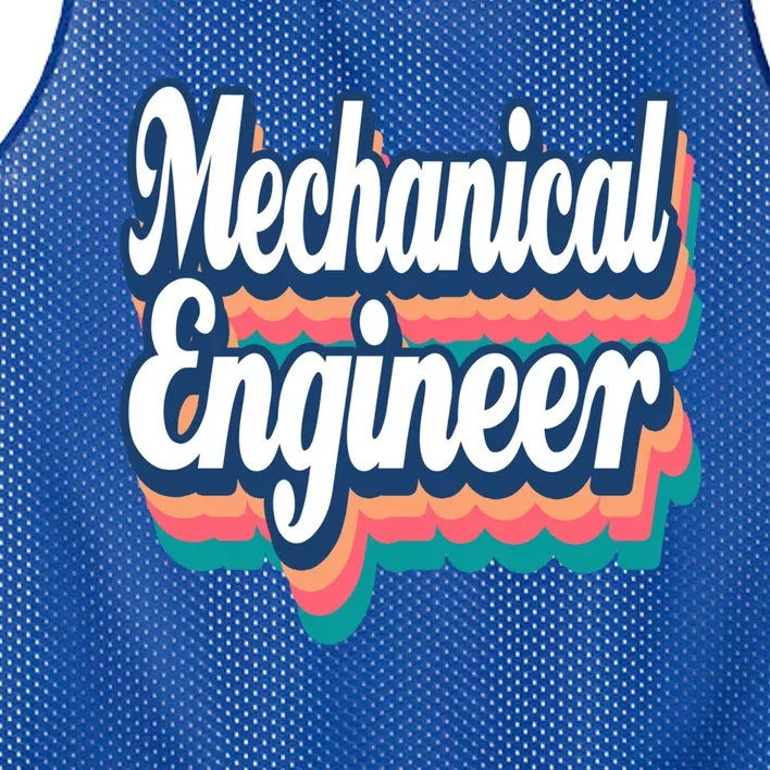 Mechanical Engineer Engineering Major Retro Cool Gift Mesh Reversible Basketball Jersey Tank