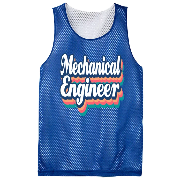 Mechanical Engineer Engineering Major Retro Cool Gift Mesh Reversible Basketball Jersey Tank