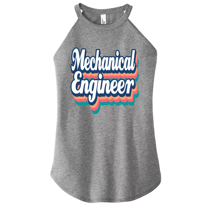 Mechanical Engineer Engineering Major Retro Cool Gift Women’s Perfect Tri Rocker Tank