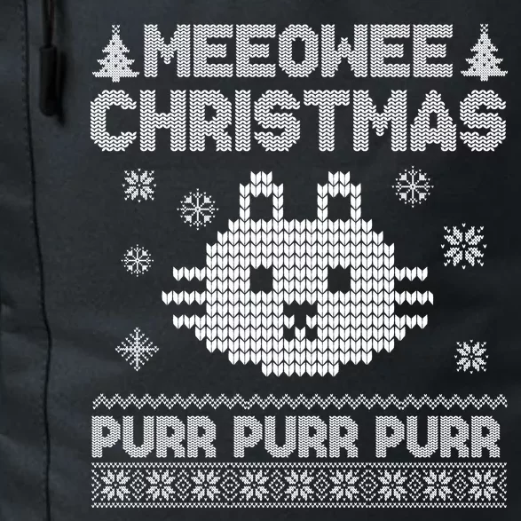 Meeowee Christmas Ugly Sweater Daily Commute Backpack