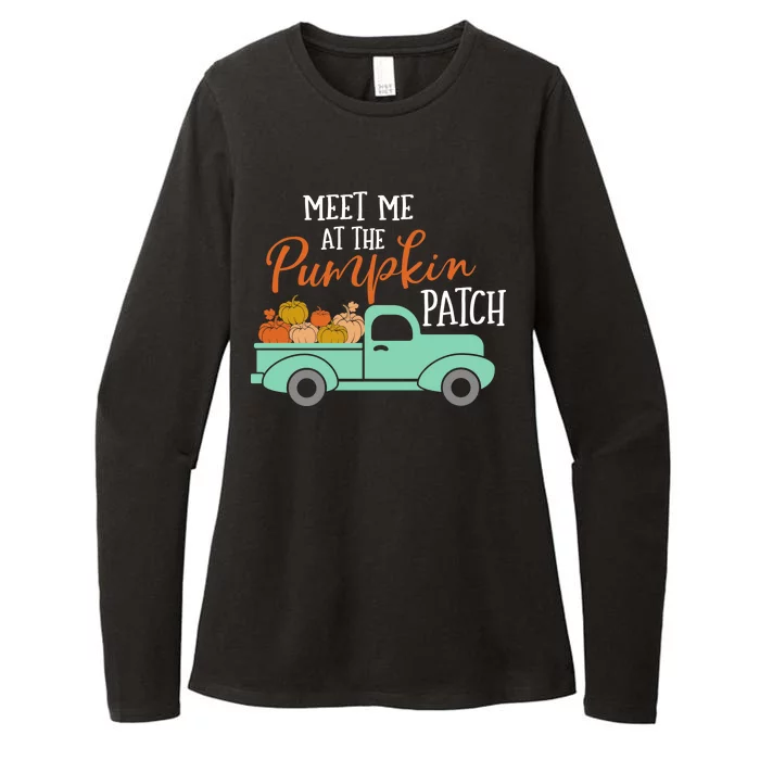 Meet Me at the Pumpkin Patch Womens CVC Long Sleeve Shirt